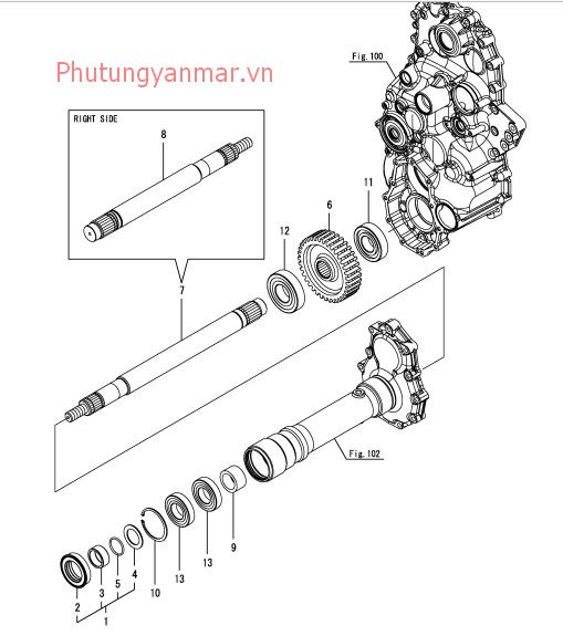 Trục đĩa xích